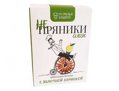 Печенье НЕ ПРЯНИКИ с яблочной начинкой