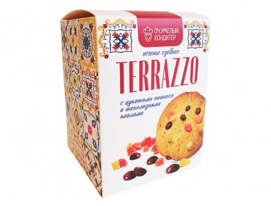 Печенье TERRAZZO с цукатами из ананаса
